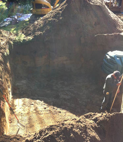 Installation fosse septique